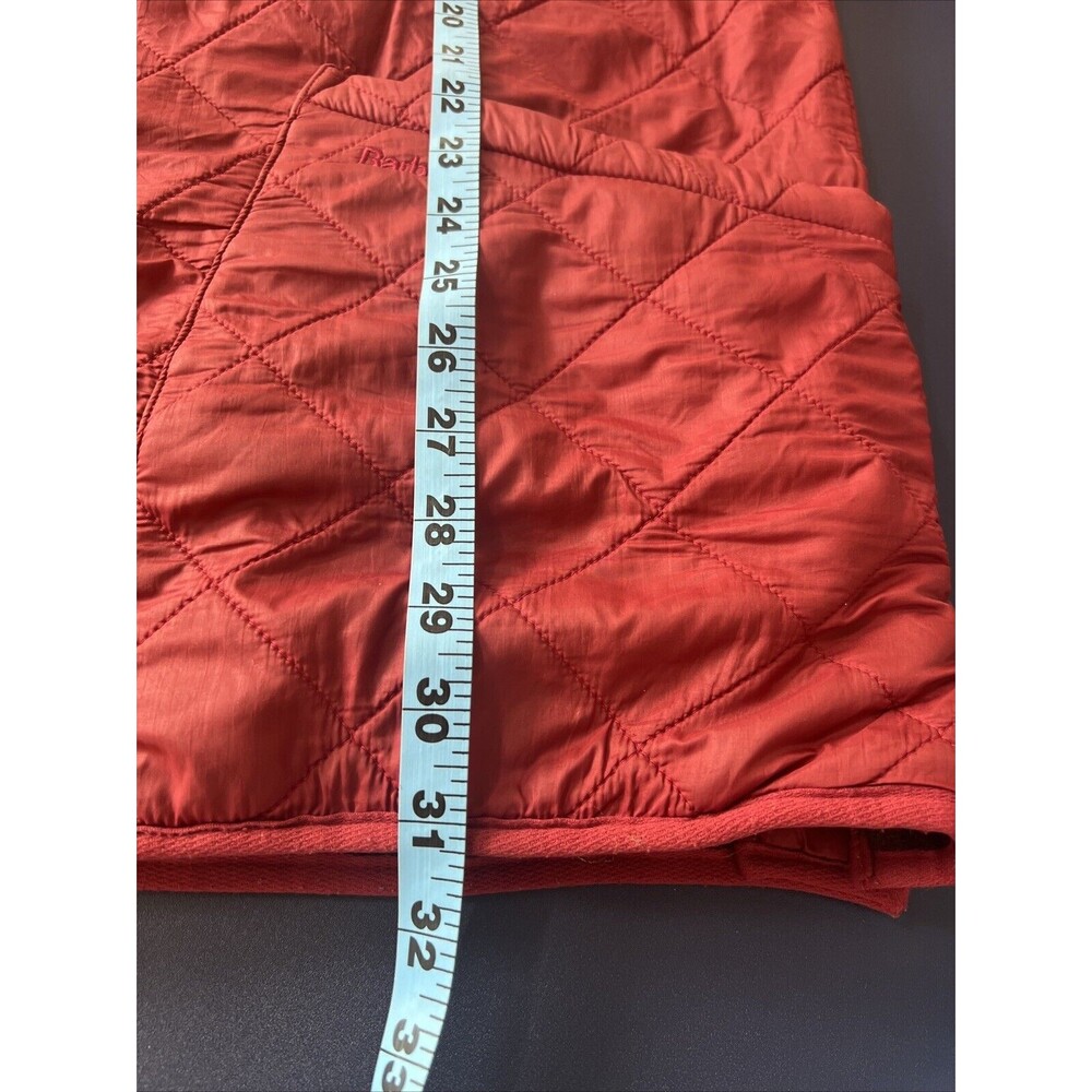 Barbour Red Quilted Performance Jacket - image 8